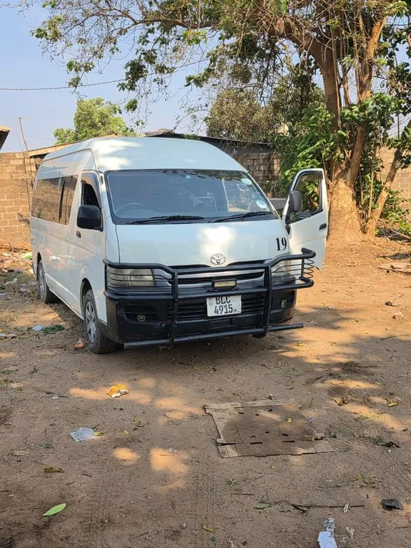 Toyota Hiace passenger van available for enquiry