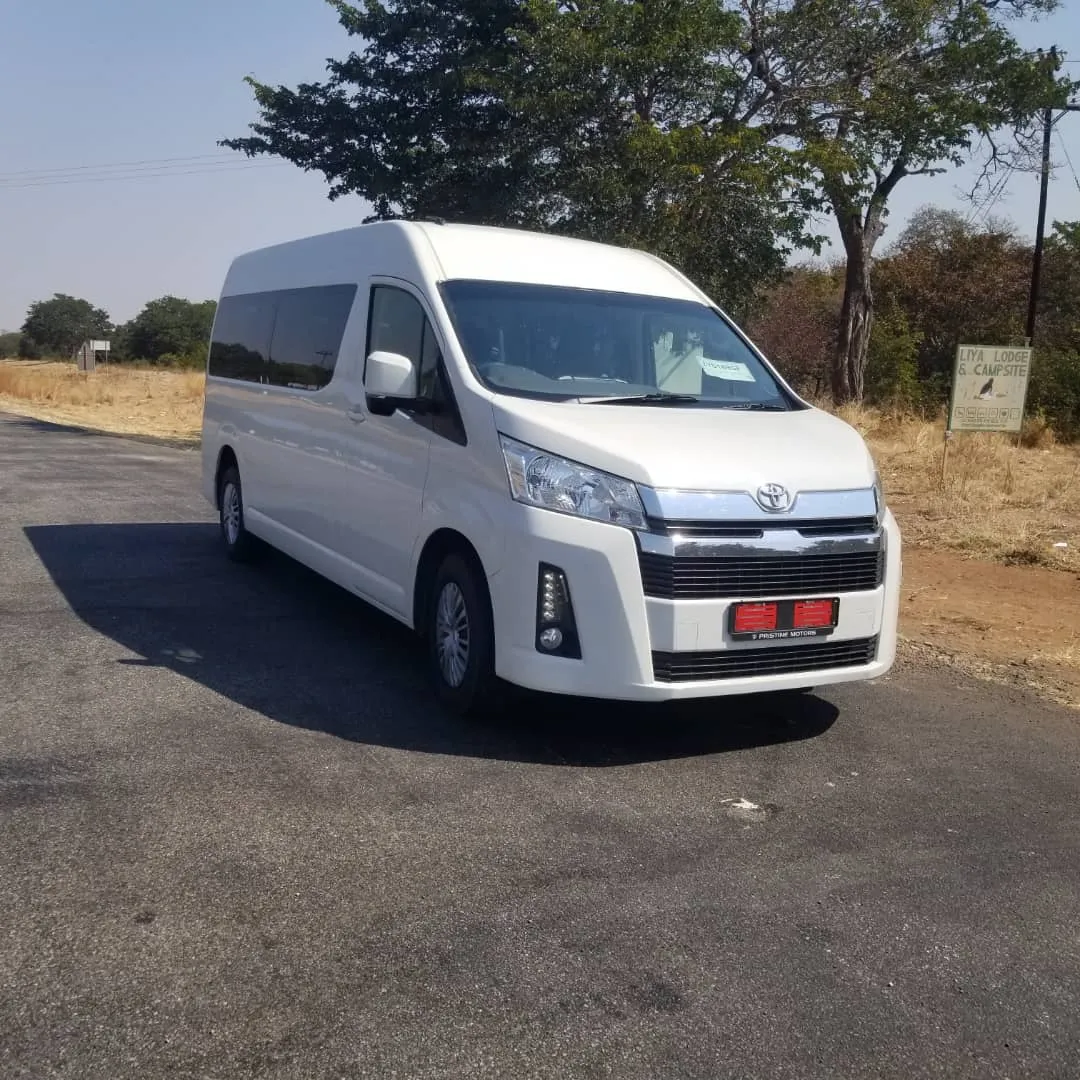 Toyota passenger van in the fleet